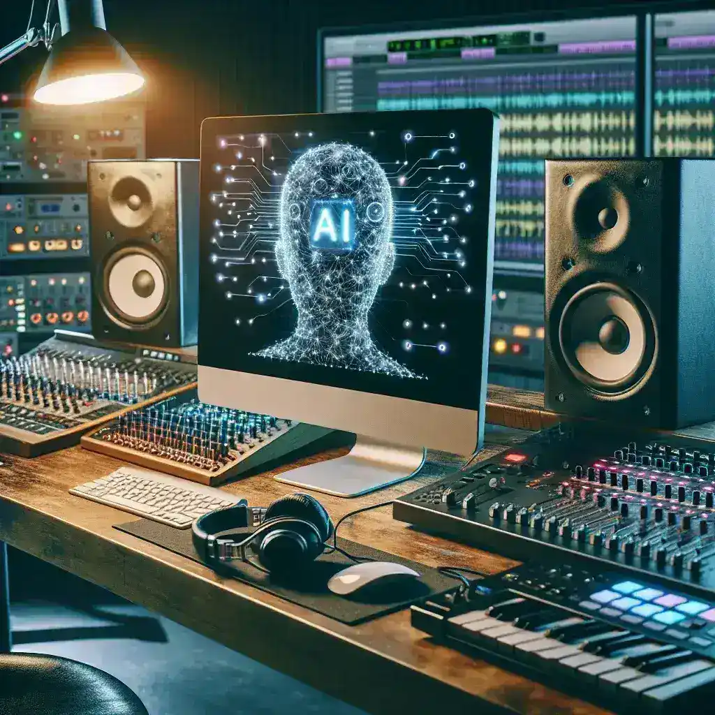 "Reaper DAW interface showcasing the new AI-assisted session organizer feature, revolutionizing music production by streamlining workflow and enhancing creativity."